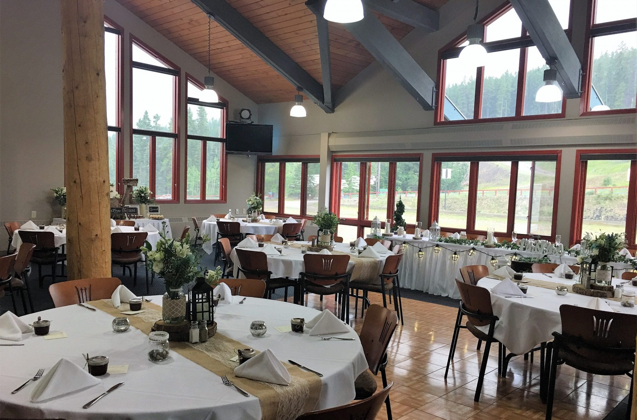 canmore nordic centre weddings, cornerstone catering